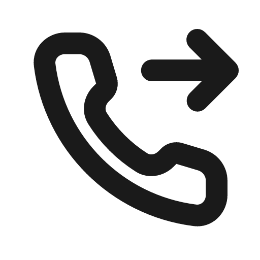 Phone arrow right stroke 20 icon, solid style, from Garden SVG Icons