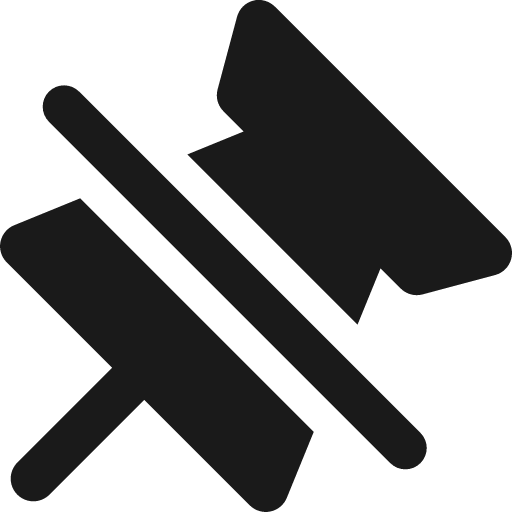 Pin remove fill 12 icon, solid style, from Garden SVG Icons