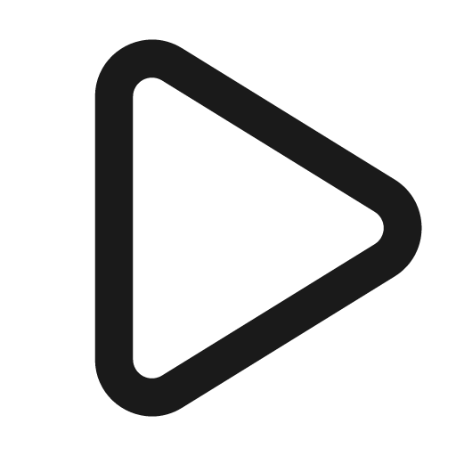 Play stroke 20 icon, solid style, from Garden SVG Icons