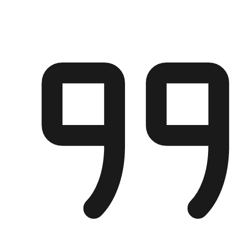 Quote stroke 12 icon, line style, from Garden SVG Icons