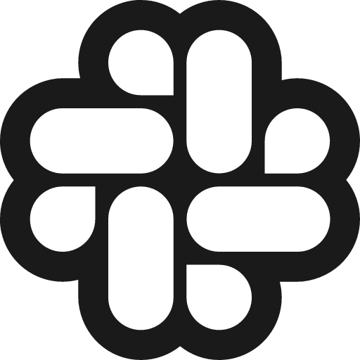 Slack stroke 12 icon, solid style, from Garden SVG Icons