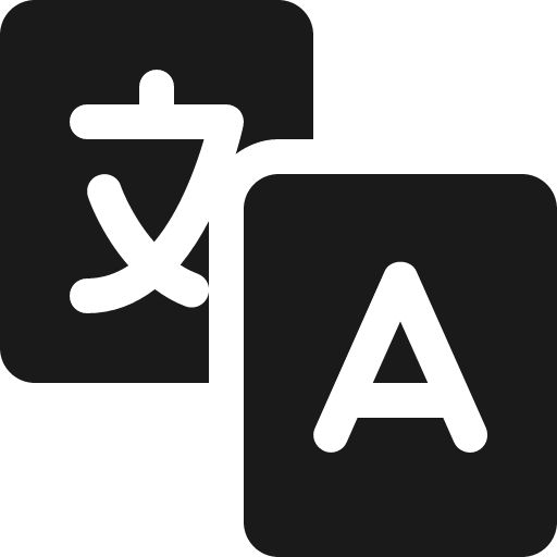 Translation exists fill 16 icon, solid style, from Garden SVG Icons
