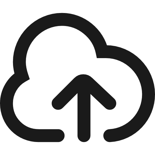 Upload stroke 12 icon, line style, from Garden SVG Icons