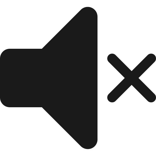 Volume muted fill 16 icon, line style, from Garden SVG Icons
