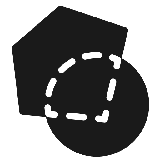 Turf union icon, solid style, from GeoGlyphs