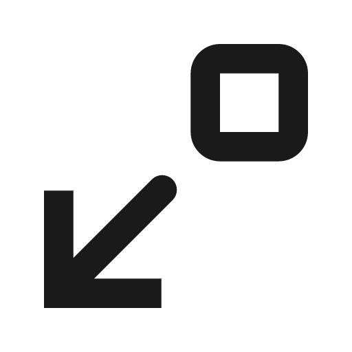 Arrows expand down left icon, solid style, from css.gg