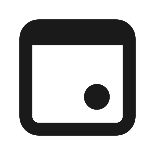 Calendar today icon, solid style, from css.gg
