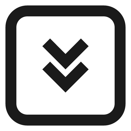 Chevron double down r icon, solid style, from css.gg