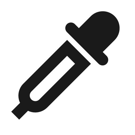 Color picker icon, solid style, from css.gg