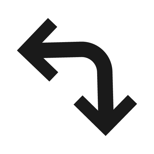 Corner double right down icon, solid style, from css.gg