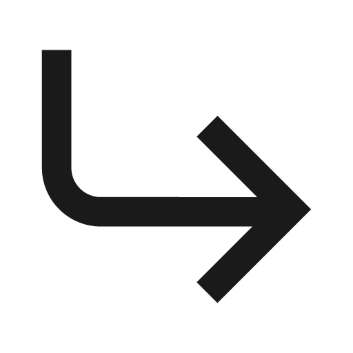 Corner down right icon, solid style, from css.gg