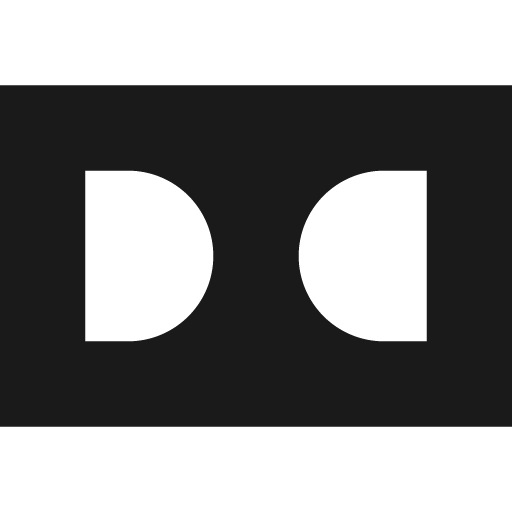 Dolby icon, solid style, from css.gg