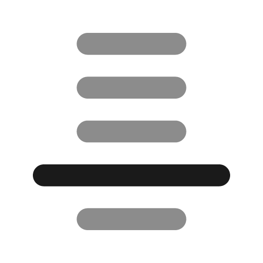 Format separator icon, solid style, from css.gg