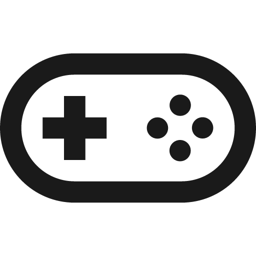 Games icon, solid style, from css.gg