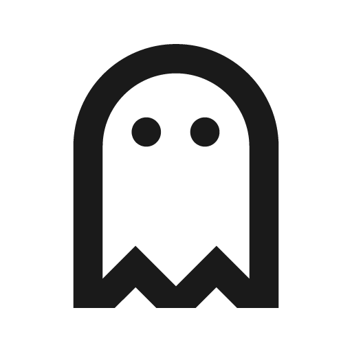 Ghost character icon, solid style, from css.gg