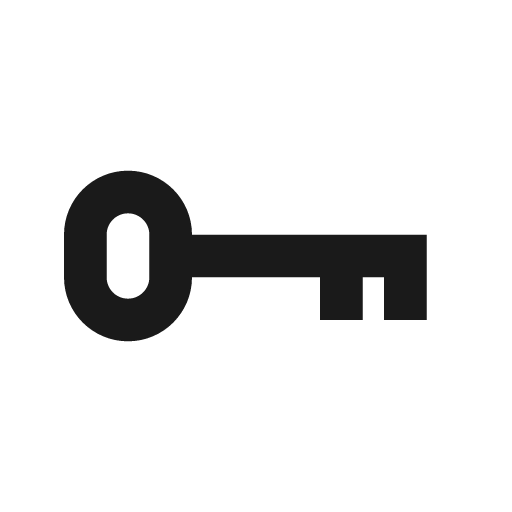 Key icon, solid style, from css.gg