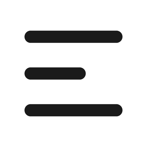 Menu left alt icon, solid style, from css.gg