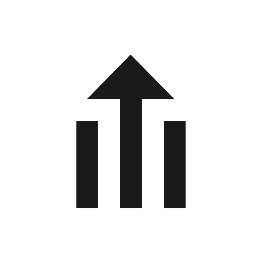 Move up icon, solid style, from css.gg