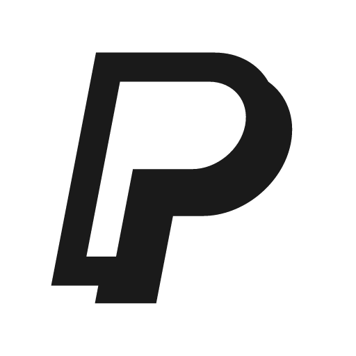 Paypal icon, solid style, from css.gg