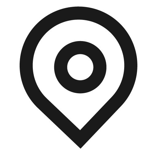 Pin icon, solid style, from css.gg