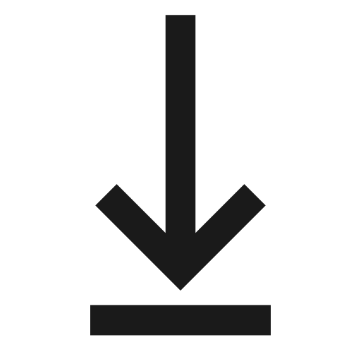 Push down icon, solid style, from css.gg