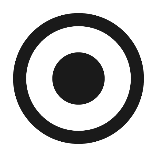Radio checked icon, solid style, from css.gg