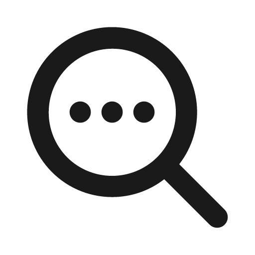 Search loading icon, solid style, from css.gg