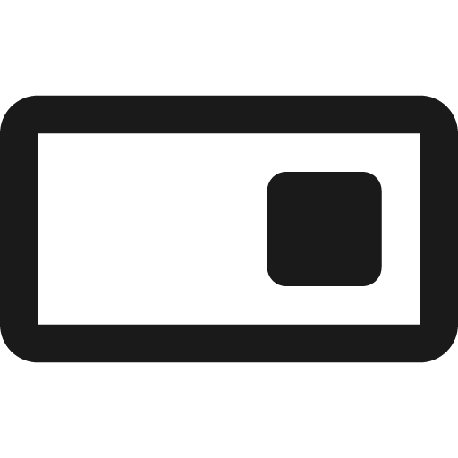 Toggle square off icon, solid style, from css.gg