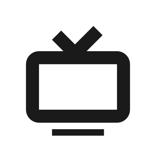 Tv icon, solid style, from css.gg