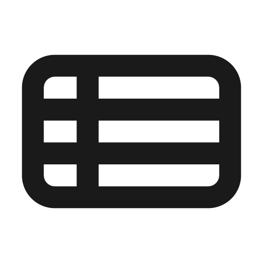 View list icon, solid style, from css.gg