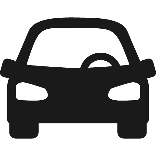 Car icon, solid style, from Font-GIS