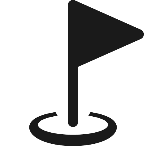 Flag b icon, solid style, from Font-GIS