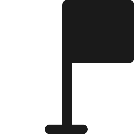 Flag start icon, solid style, from Font-GIS