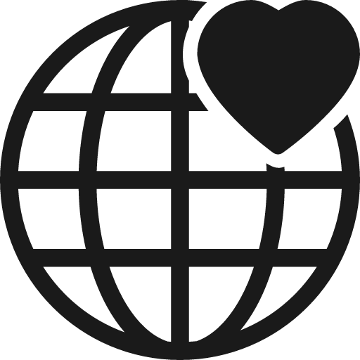 Globe favorite icon, solid style, from Font-GIS