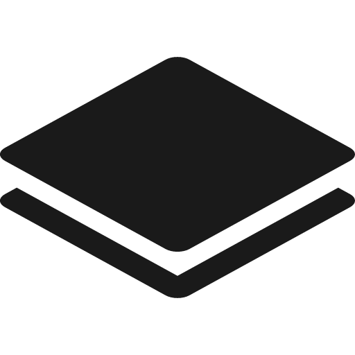 Layer alt icon, solid style, from Font-GIS