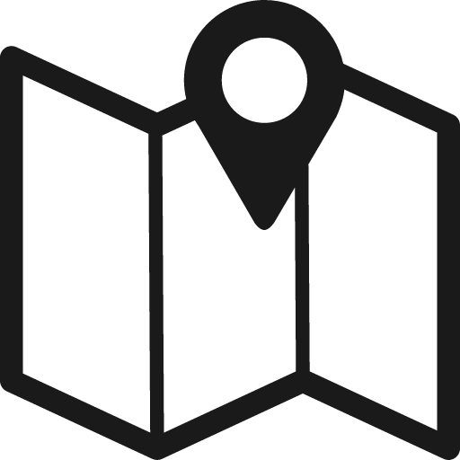 Map poi icon, solid style, from Font-GIS