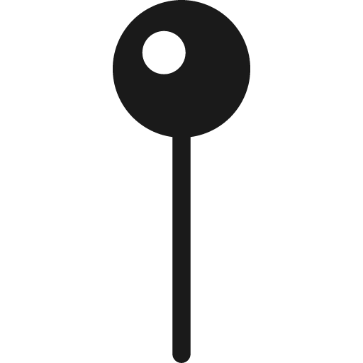 Pin icon, solid style, from Font-GIS