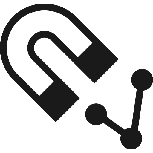 Snap icon, solid style, from Font-GIS