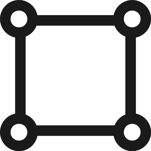 Square pt icon, solid style, from Font-GIS