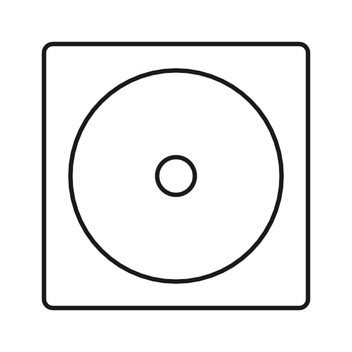 Album icon, line style, from Glyphs