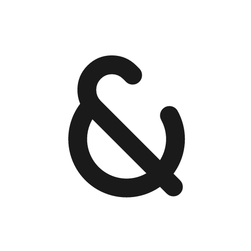 Ampersand 2 bold icon, bold style, from Glyphs