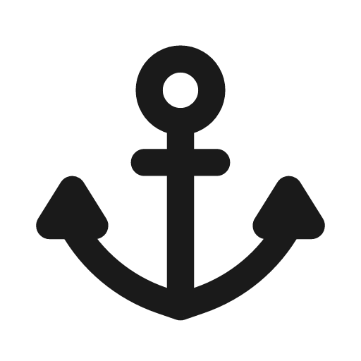 Anchor bold icon, bold style, from Glyphs