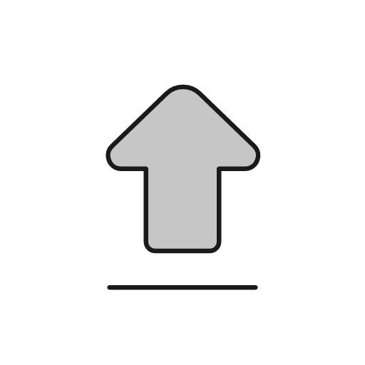 Arrow solid line start duo icon, line style, from Glyphs