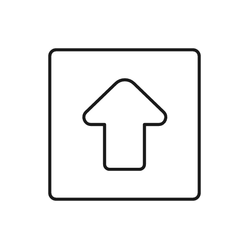 Arrow solid square icon, line style, from Glyphs