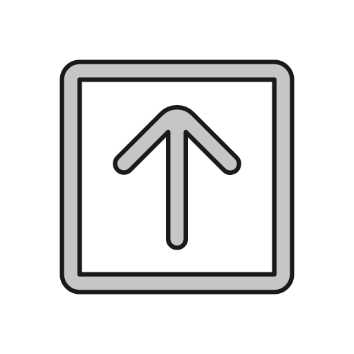 Arrow square outline icon, outline style, from Glyphs