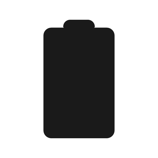 Battery bold icon, bold style, from Glyphs