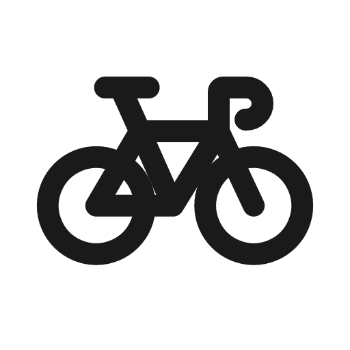 Bike bold icon, bold style, from Glyphs