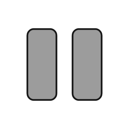Box layout 2 duo icon, line style, from Glyphs