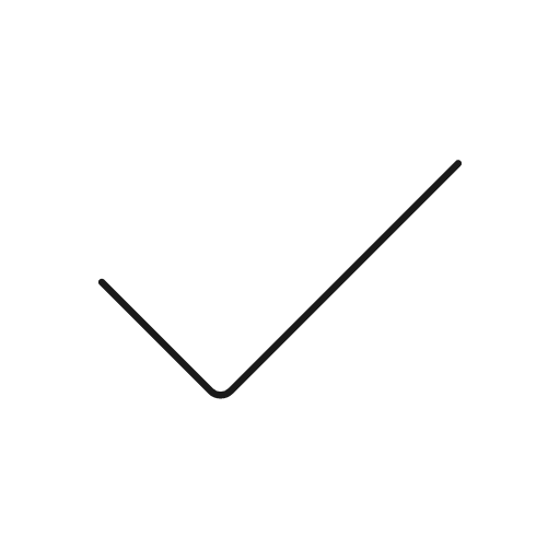 Check duo icon, line style, from Glyphs