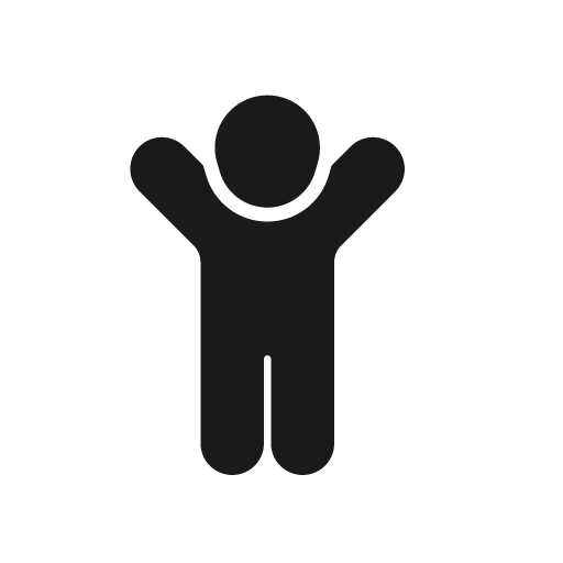 Child bold icon, bold style, from Glyphs